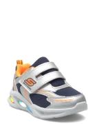 Boys Skechers Meteor-Lights Matalavartiset Sneakerit Tennarit Silver S...