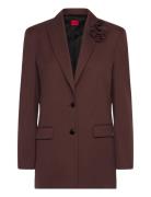 Arosea Blazers Single Breasted Blazers Brown HUGO