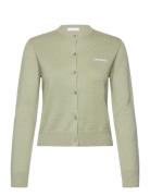 2Nd Vinny - Soft Wool Blend Tops Knitwear Cardigans Green 2NDDAY