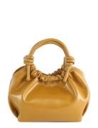 Jolly Glossy Structure Bags Top Handle Bags Yellow HVISK