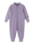 Wool Overall, Parvin Pitkähihainen Body Purple Reima