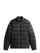 Mid Weight Stand Collar Jkt Vuorillinen Takki Topattu Takki Black Tomm...
