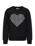 Koglinna Heart O-Neck Sweat Ot Swt Tops Sweat-shirts & Hoodies Sweat-s...