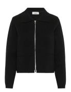 Slhavena Jacket Tops Knitwear Cardigans Black Soaked In Luxury