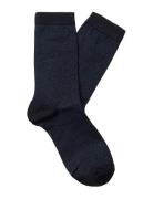 Slfkim Sock Lingerie Socks Regular Socks Navy Selected