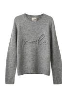 Minniksy Knit Tops Knitwear Pullovers Grey Sofie Schnoor Young