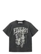 Zenasy T-Shirt Tops T-shirts Short-sleeved Black Sofie Schnoor Young