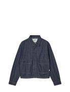 Cosy Denim Solar Jacket Farkkutakki Denimtakki Blue Mads Nørgaard