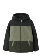Nkmmax Pa Jacket Block Noos Parka Takki Khaki Green Name It