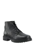 Biagina Lace Up Boot Smooth Leather Shoes Boots Ankle Boots Laced Boot...