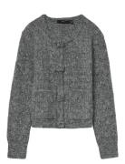 Vmblossom Ls O-Neck Cardigan Boo Tops Knitwear Cardigans Grey Vero Mod...