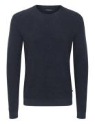 Malagoon Tops Knitwear Round Necks Navy Matinique