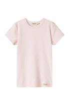 Plain Tee Ss Tops T-shirts Short-sleeved Pink MarMar Copenhagen