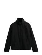 Hooded Soft Shell Trekker Jkt Vuorillinen Takki Topattu Takki Black Su...