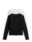 2 Pack Ls T-Shirt Tops T-shirts & Tops Long-sleeved Multi/patterned To...