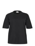 Kcmina T-Shirt Tops T-shirts & Tops Short-sleeved Black Kaffe Curve