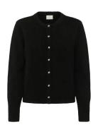 Kaniel Knit Cardigan Tops Knitwear Cardigans Black Kaffe