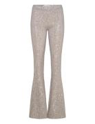 Star Trousers Bottoms Trousers Flared Silver Ida Sjöstedt