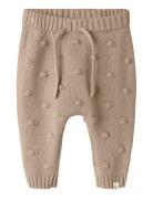 Nbngable Knit Pant Lil Bottoms Trousers Brown Lil'Atelier