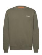B-Small Box C Tops Sweat-shirts & Hoodies Sweat-shirts Green Napapijri