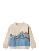 Sweatshirt L/S Print Steff Tops Sweat-shirts & Hoodies Sweat-shirts Cr...