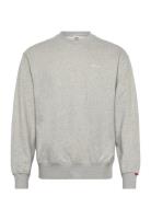 Authentic Crew Light Gray Htr Tops Sweat-shirts & Hoodies Sweat-shirts...