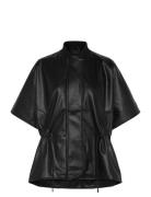 Poncho Revival Richmond Nahkatakki Black Desigual