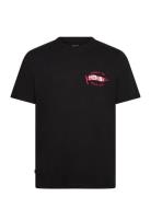 C T-Shirt Tops T-shirts Short-sleeved Black Makia