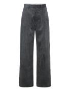 Lelouis Bottoms Trousers Wide Leg Grey Munthe