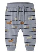 Nbmvroels Pant Box Bottoms Sweatpants Blue Name It