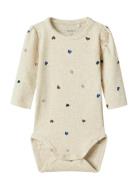 Nbfnutti Ls Body Noos Bodies Long-sleeved Beige Name It