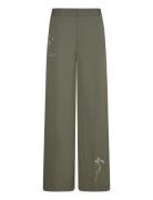 Rodebjer Nora Embroidery Bottoms Trousers Wide Leg Khaki Green RODEBJE...