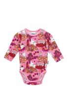 Skördefest Body Bodies Long-sleeved Pink MUMIN