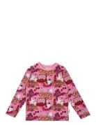 Party Moment Shirt Tops T-shirts Long-sleeved T-shirts Pink MUMIN