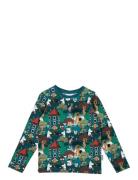 Festlighet Tröja Tops T-shirts Long-sleeved T-shirts Blue MUMIN