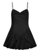 Lissett Poplin Mini Dress Lyhyt Mekko Black Bardot