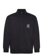 Sweatshirt Tops Sweat-shirts & Hoodies Sweat-shirts Black Armani Excha...
