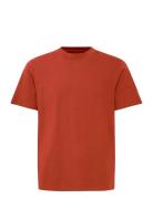Bhivo Tee Tops T-shirts Short-sleeved Orange Blend