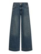 Mmreem Vint Jeans Bottoms Jeans Wide Blue MOS MOSH