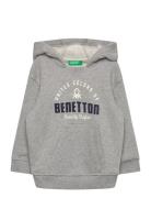 Sweater W/Hood Tops Sweat-shirts & Hoodies Hoodies Grey United Colors ...