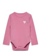 Hmlmini Solid Body L/S Bee Bodies Long-sleeved Pink Hummel