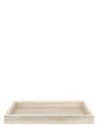 Travertine Tray Home Decoration Decorative Platters Beige Mette Ditmer