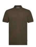 Pallas Tops Polos Short-sleeved Brown BOSS