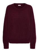 Vitow Tops Knitwear Jumpers Burgundy American Vintage