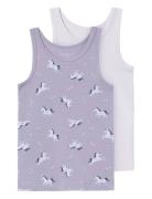 Nmftank Top 2P Lavender Unicorn Noos Night & Underwear Underwear Tops ...
