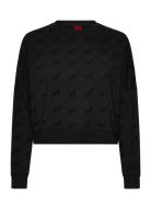 Lokky Sweatshirt Tops Sweat-shirts & Hoodies Sweat-shirts Black HUGO