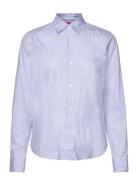 The Essential Shirt Tops Shirts Long-sleeved Blue HUGO