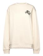 Over D Crew_B_4 Tops Sweat-shirts & Hoodies Sweat-shirts Cream HUGO BL...
