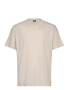 Kap Dan Tee Print Tops T-shirts Short-sleeved Cream H2O