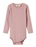Benedicte Bodies Long-sleeved Pink MarMar Copenhagen